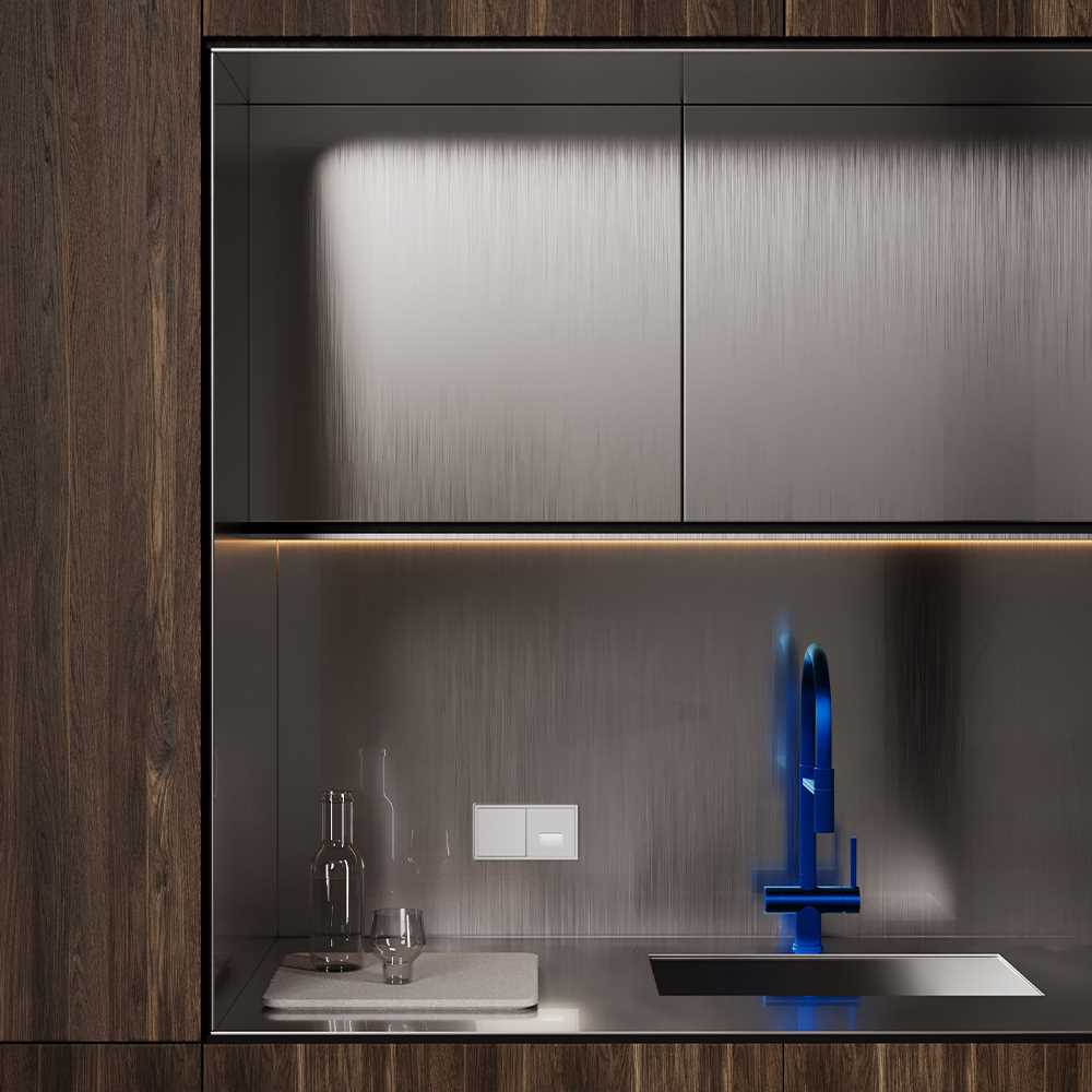 Накладка для подсветки светодиодной, S70 (серый) Voltum VLS002316