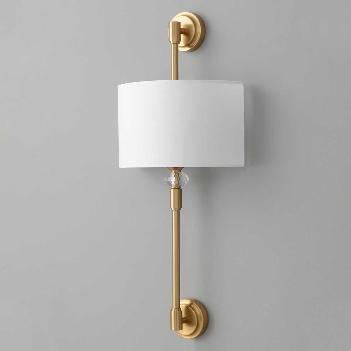 Бра Crystal Lux VINTAGE AP2 BRASS