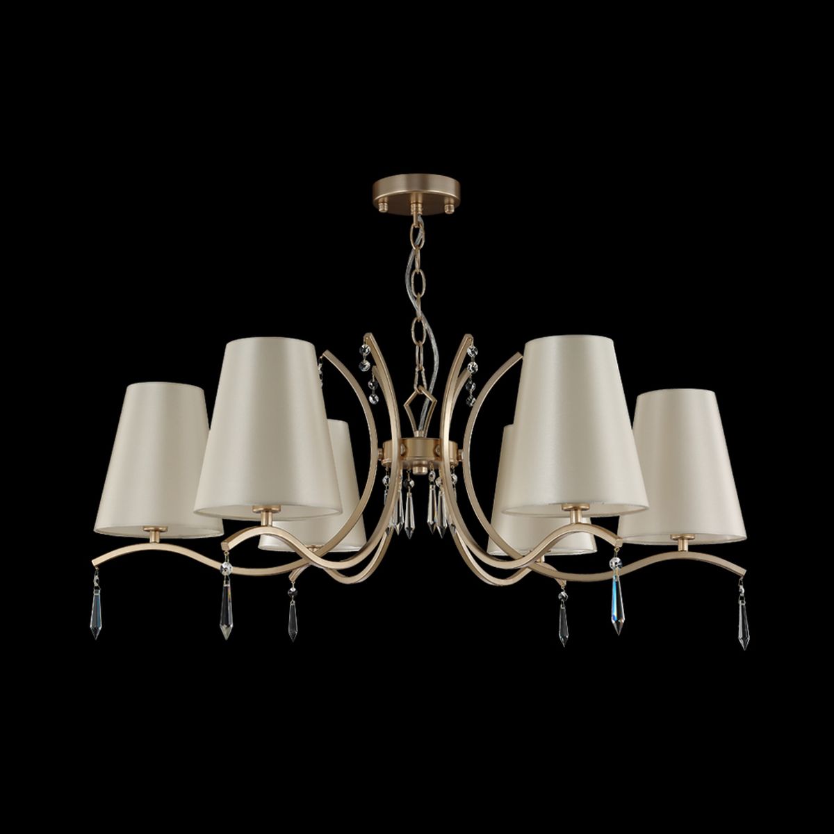 Подвесная люстра Crystal Lux Renata SP6 Gold