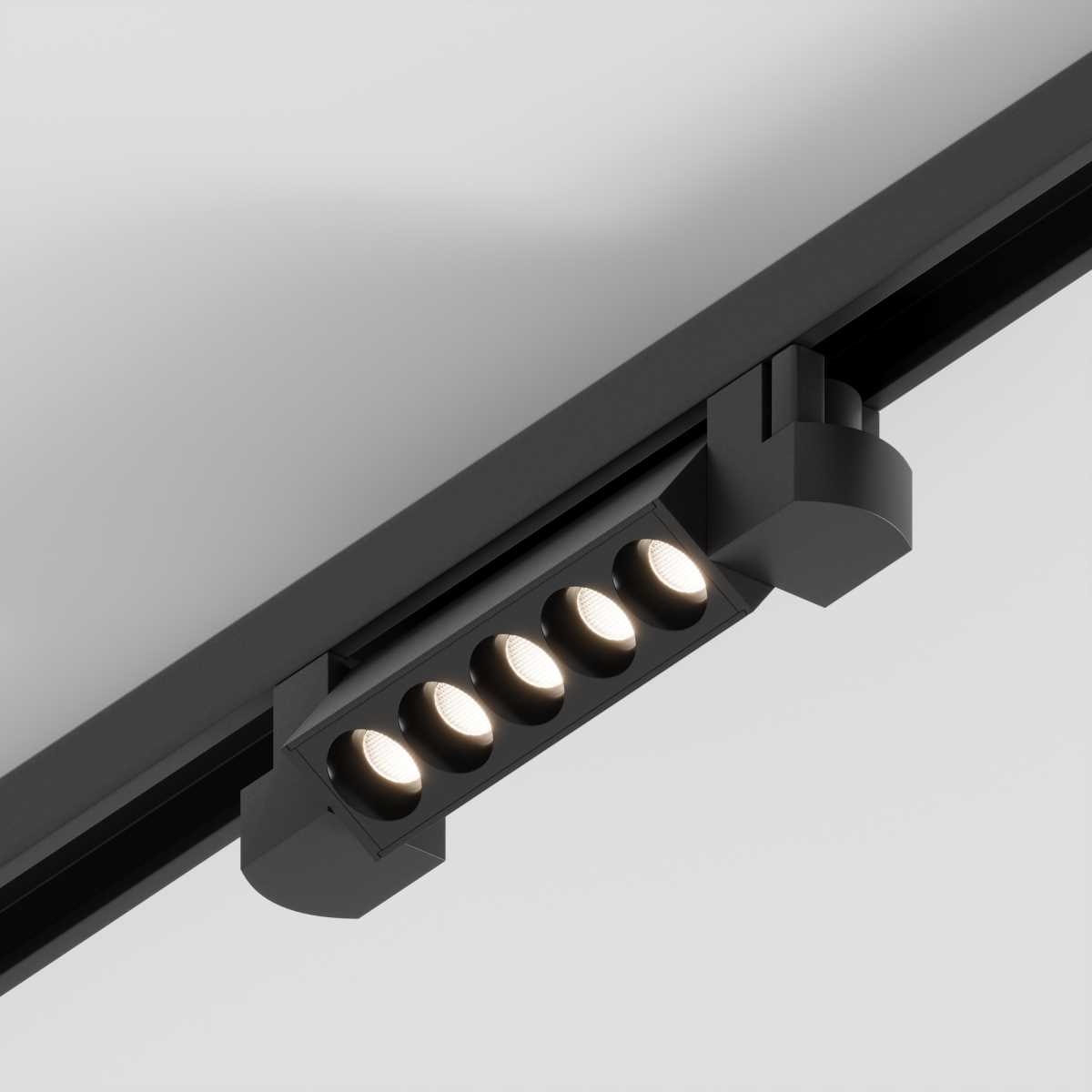 Трековый линейный светильник направленного света Hesby Lighting Skylite Однофазный, 213мм-3000К, чёрный HSBL_0025