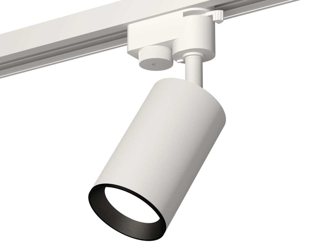 Комплект трекового светильника Ambrella light Track System XT6322003 SWH/PBK белый песок/черный полированный (A2520, C6322, N6103)