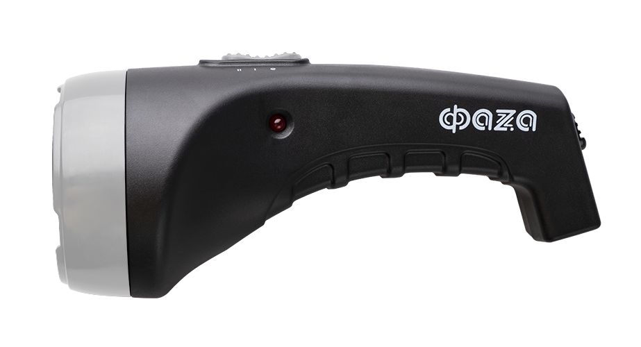 Ручной светодиодный фонарь ФАZA аккумуляторный 28 лм 168х71 AccuF2-L07-bk