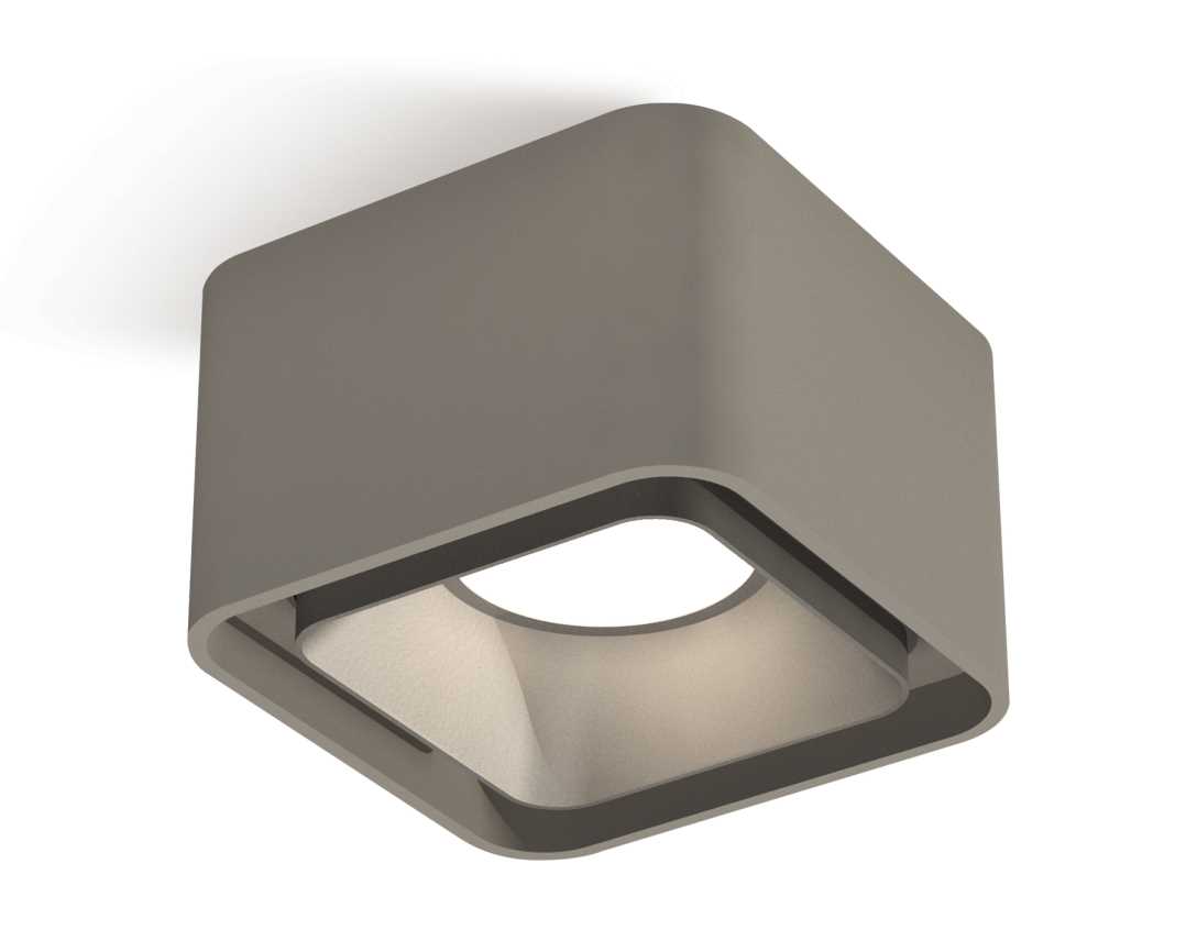 Комплект накладного светильника Ambrella light Techno Spot XS7834003 SGR/SSL серый песок/серебро песок (C7834, N7703)