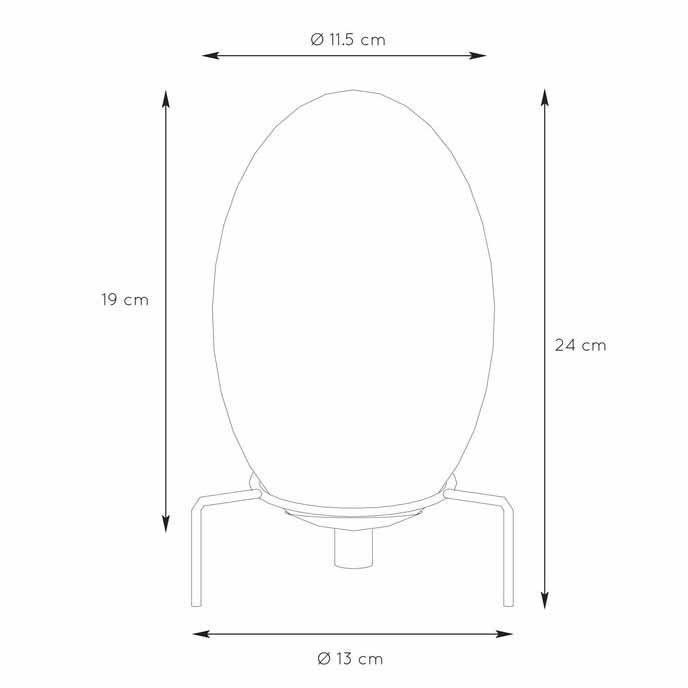 Настольная лампа Lucide Extravaganza Bellister 03527/01/62