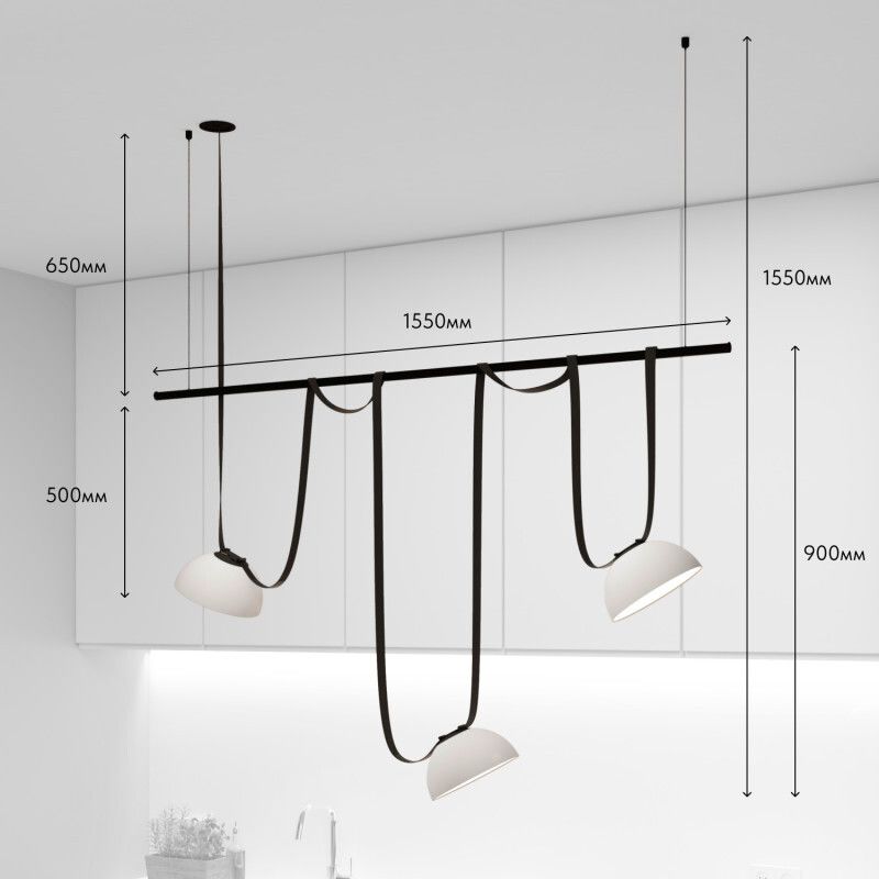 Комплект ременной трековой системы Denkirs Belty Set DK55SET05-02-DG