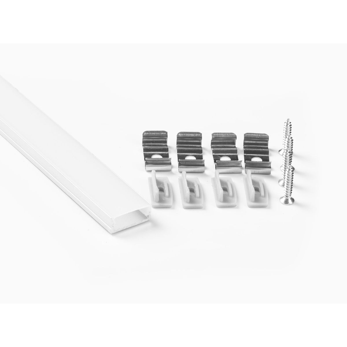 Профиль накладной LEDS POWER СПН1707 алюм. анод-й с матовым рассеивателем 2м 008394