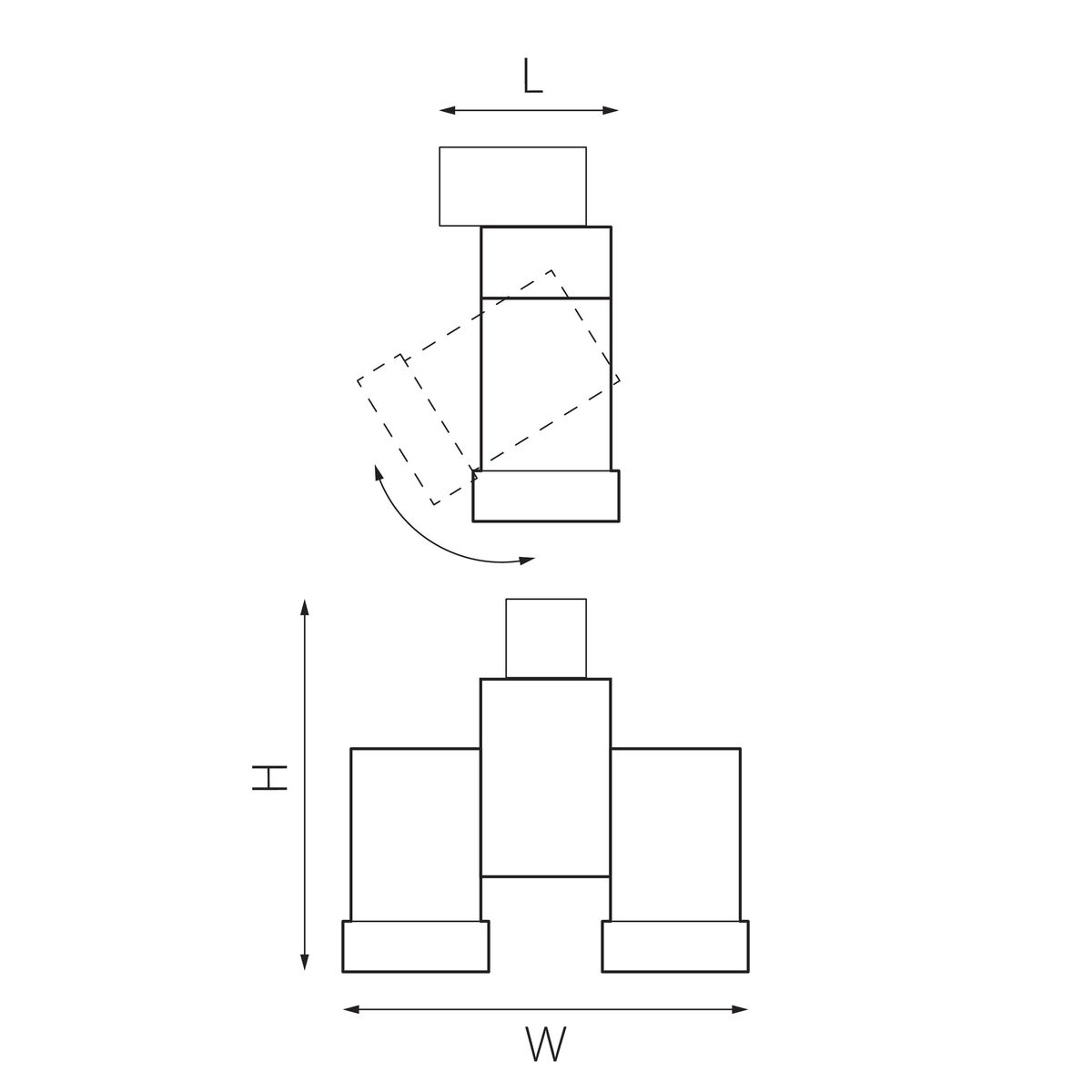 Комплект с трековым светильником Lightstar Illumo X2 (592027+051037) A1T051037