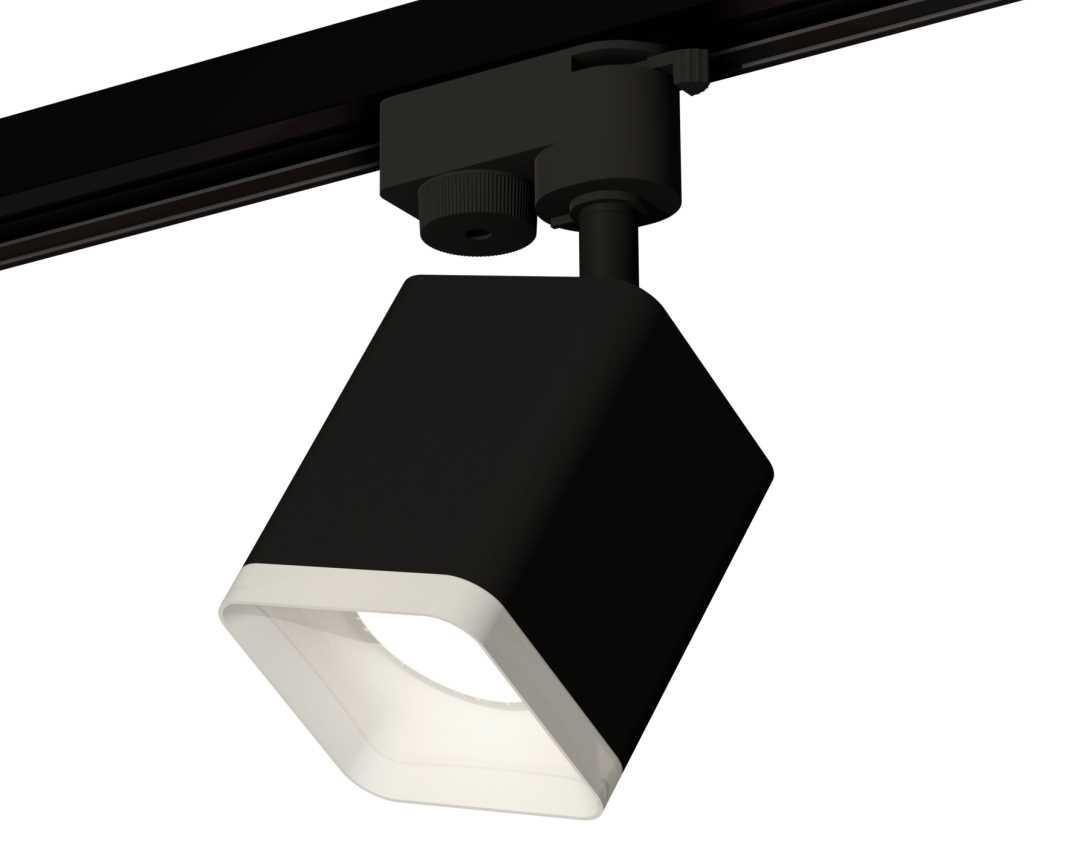 Комплект трекового светильника Ambrella light Track System XT7813022 SBK/FR черный песок/белый матовый (A2521, C7813, N7755)