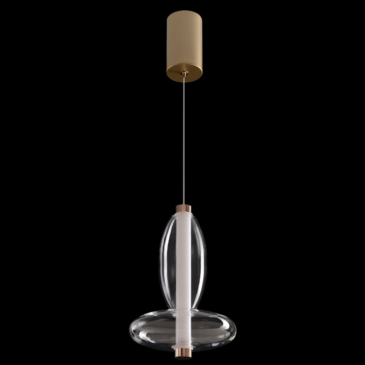 Подвесной светодиодный светильник Crystal Lux Quasar SP7W Led Transparent