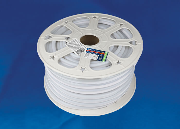 Гибкий неон Uniel 8W/m 120LED/m 2835SMD зеленый 50M ULS-N21-2835-120LED/m-8mm-IP67-220V-8W/m-50M-Green UL-00003767
