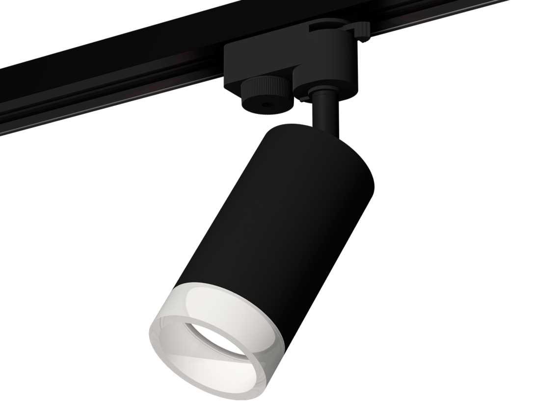 Комплект трекового светильника Ambrella light Track System XT6323160 SBK/FR черный песок/белый матовый (A2521, C6323, N6248)