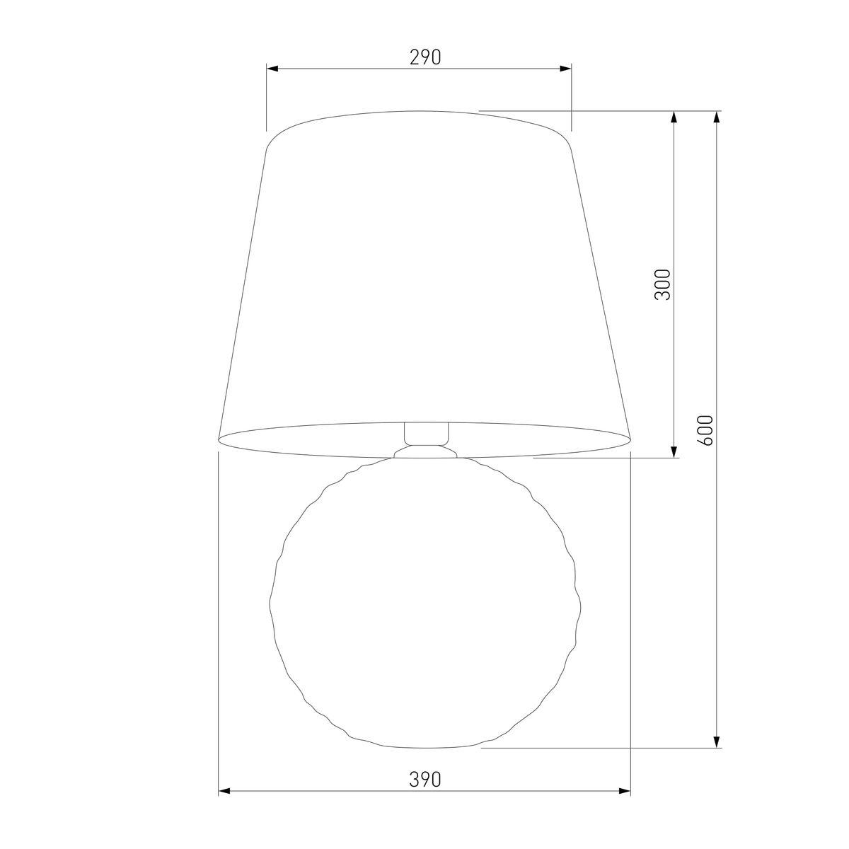 Настольная лампа TK Lighting 5591 Santana Ecru