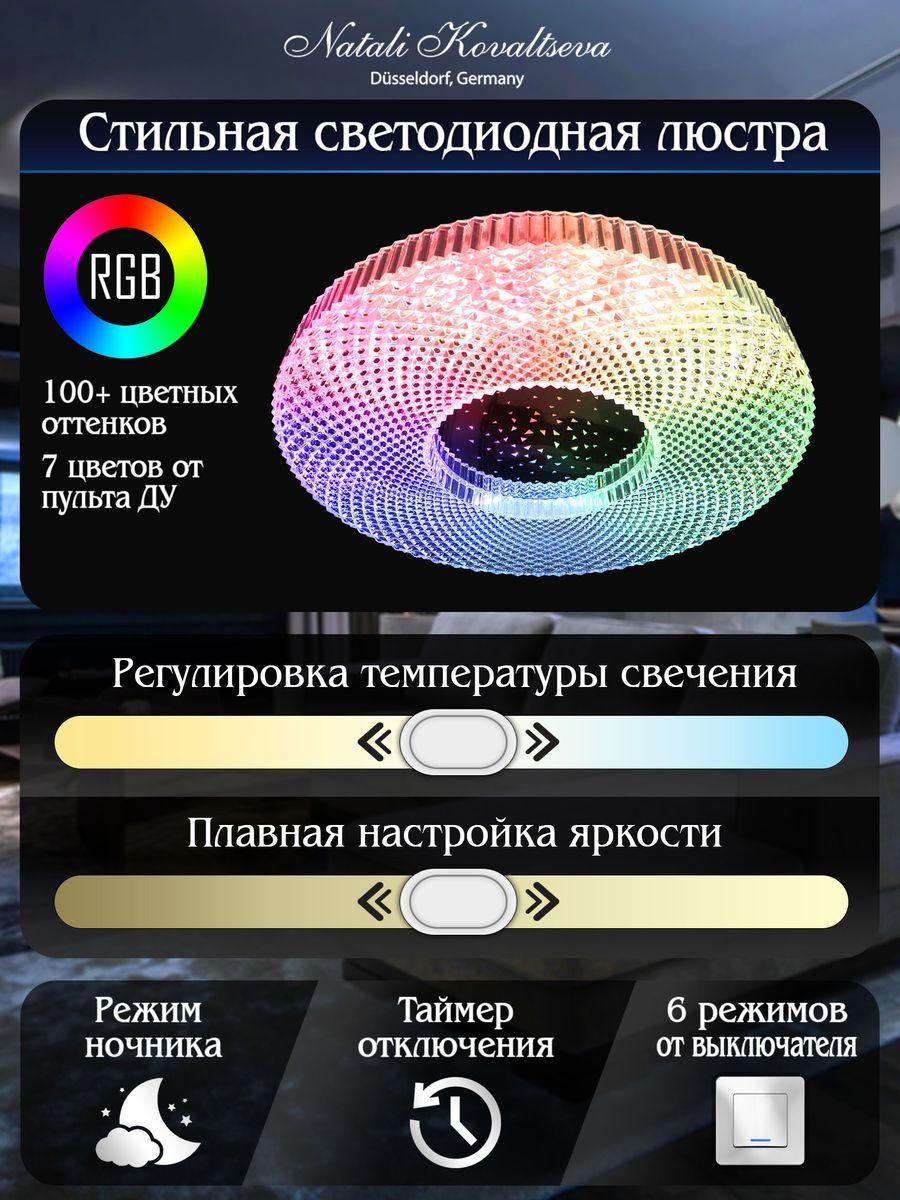 Потолочный светодиодный светильник Natali Kovaltseva Led Lamps 81084