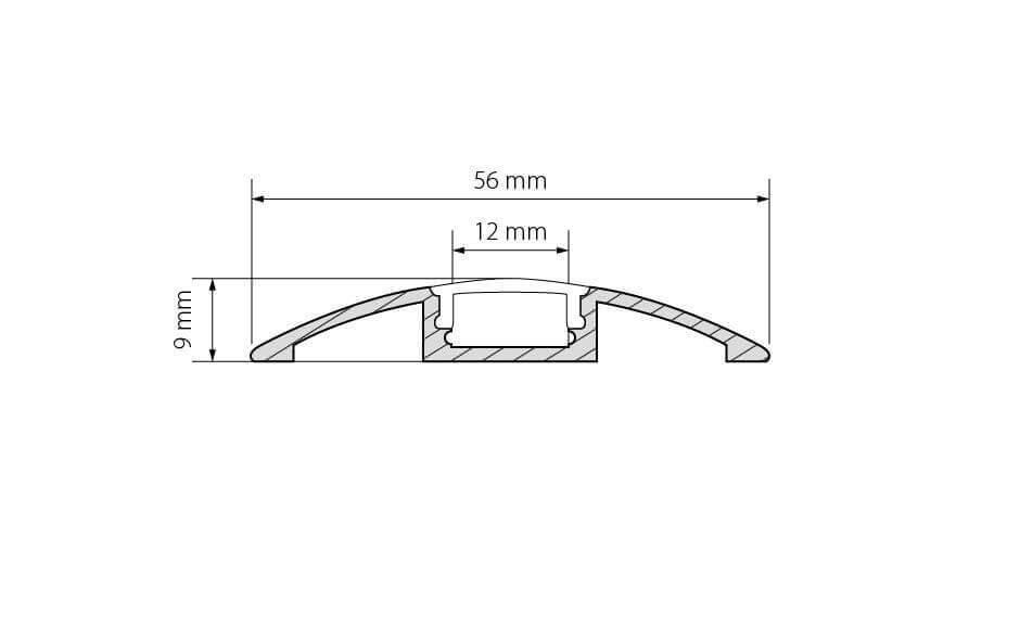 Профиль Arlight ARH-FLAT-2000 ANOD 016149