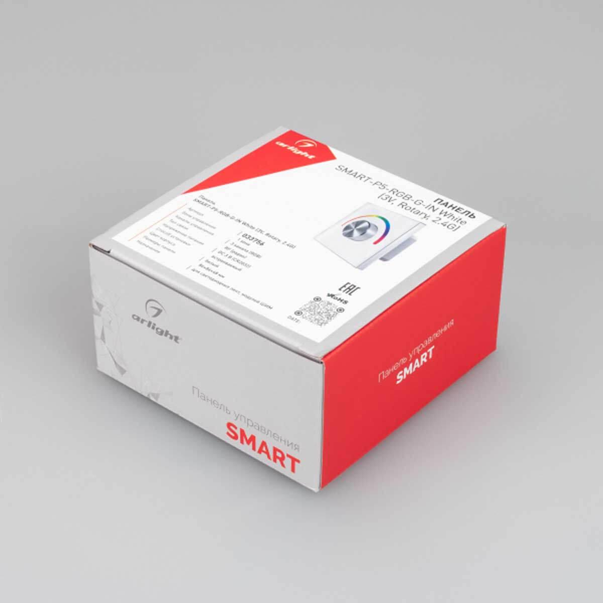 Панель управления Arlight Smart-P5-RGB-G-IN White 033756