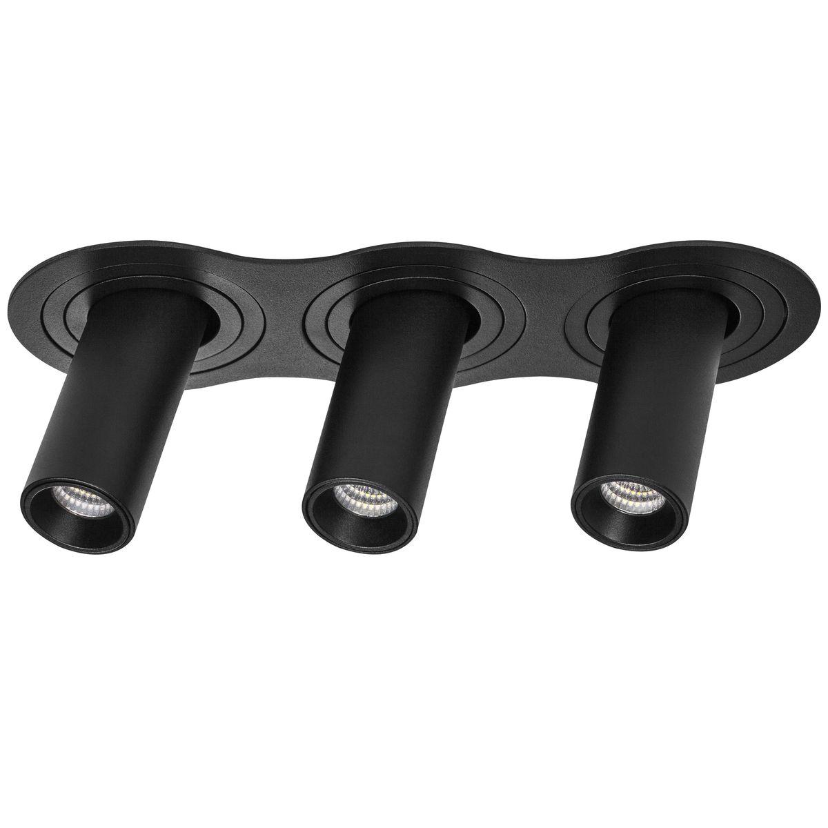 Комплект из светильника и рамки Lightstar Intero Tubo (217637+217274+217274+217274) i637274