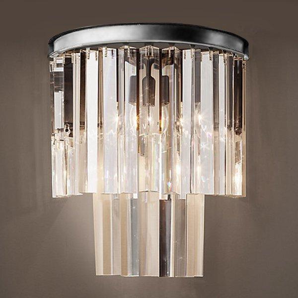 Настенный светильник Loft-Concept 1920s Odeon Clear Glass II хром 44.265-0 20168