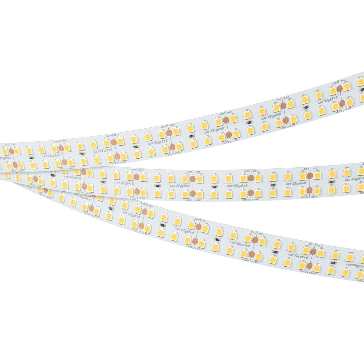 Светодиодная лента Arlight 4W/m 320Led/m 2835SMD теплый белый 5M RT-A320-15mm 24V Warm2400 044292