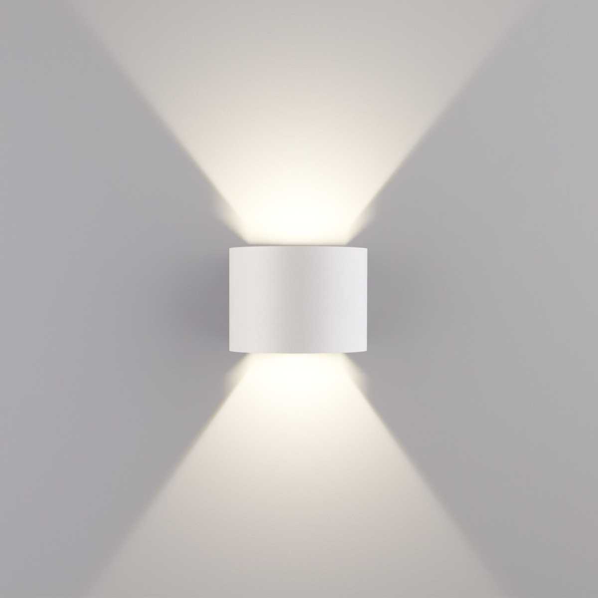 Уличный настенный светодиодный светильник Elektrostandard 1518 Techno LED Blade белый a038830
