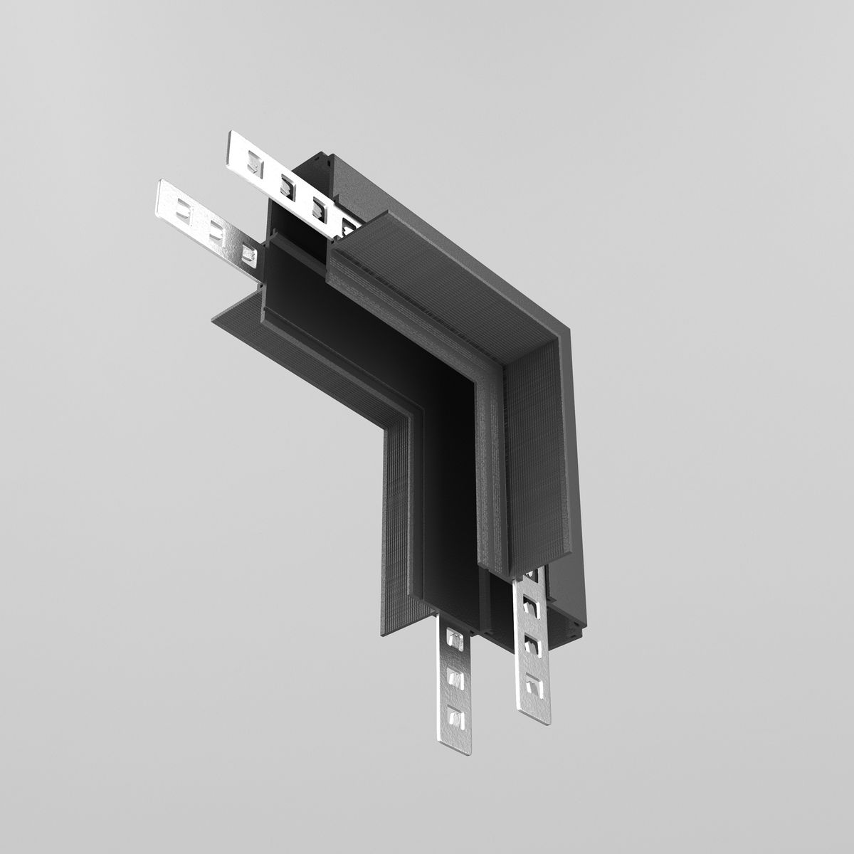 Коннектор L-образный внутренний Maytoni Technical Exility Busbur TRA034CL-42B