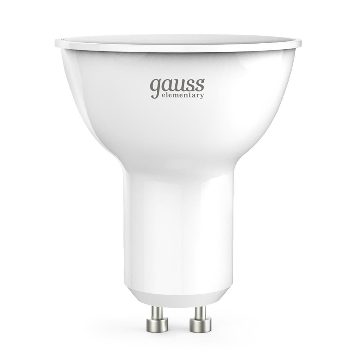 Лампа светодиодная Gauss GU10 11W 3000K матовая 13611