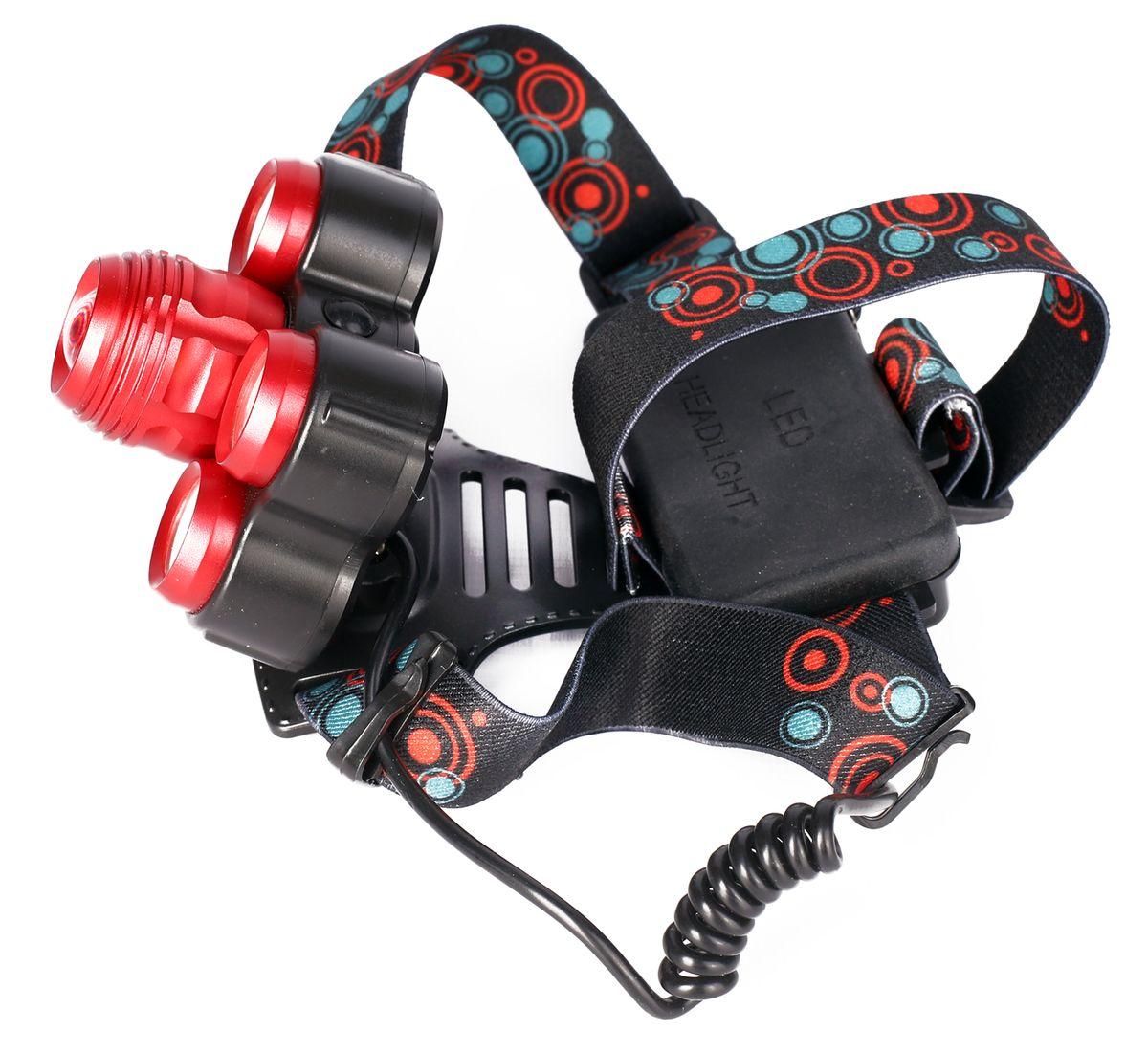 Налобный светодиодный фонарь Ultraflash аккумуляторный 100х90 400 лм E160 14681