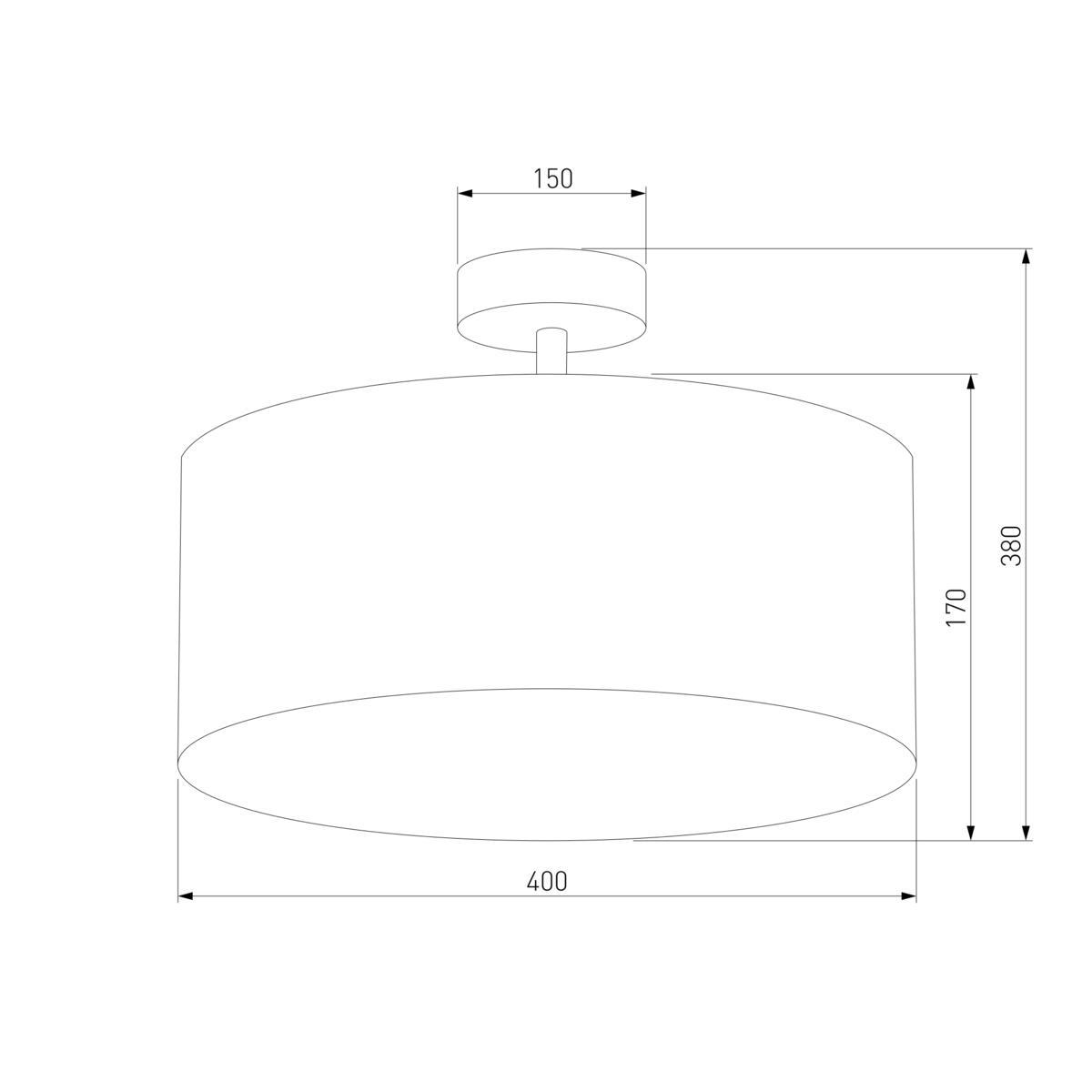 Потолочный светильник TK Lighting 4031 Rondo Beige