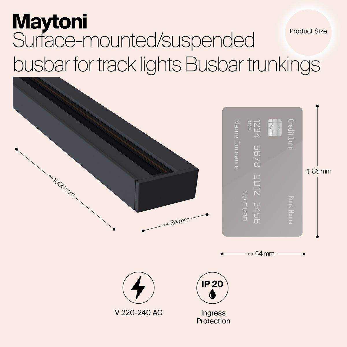 Шинопровод Maytoni Track TRX001-111B