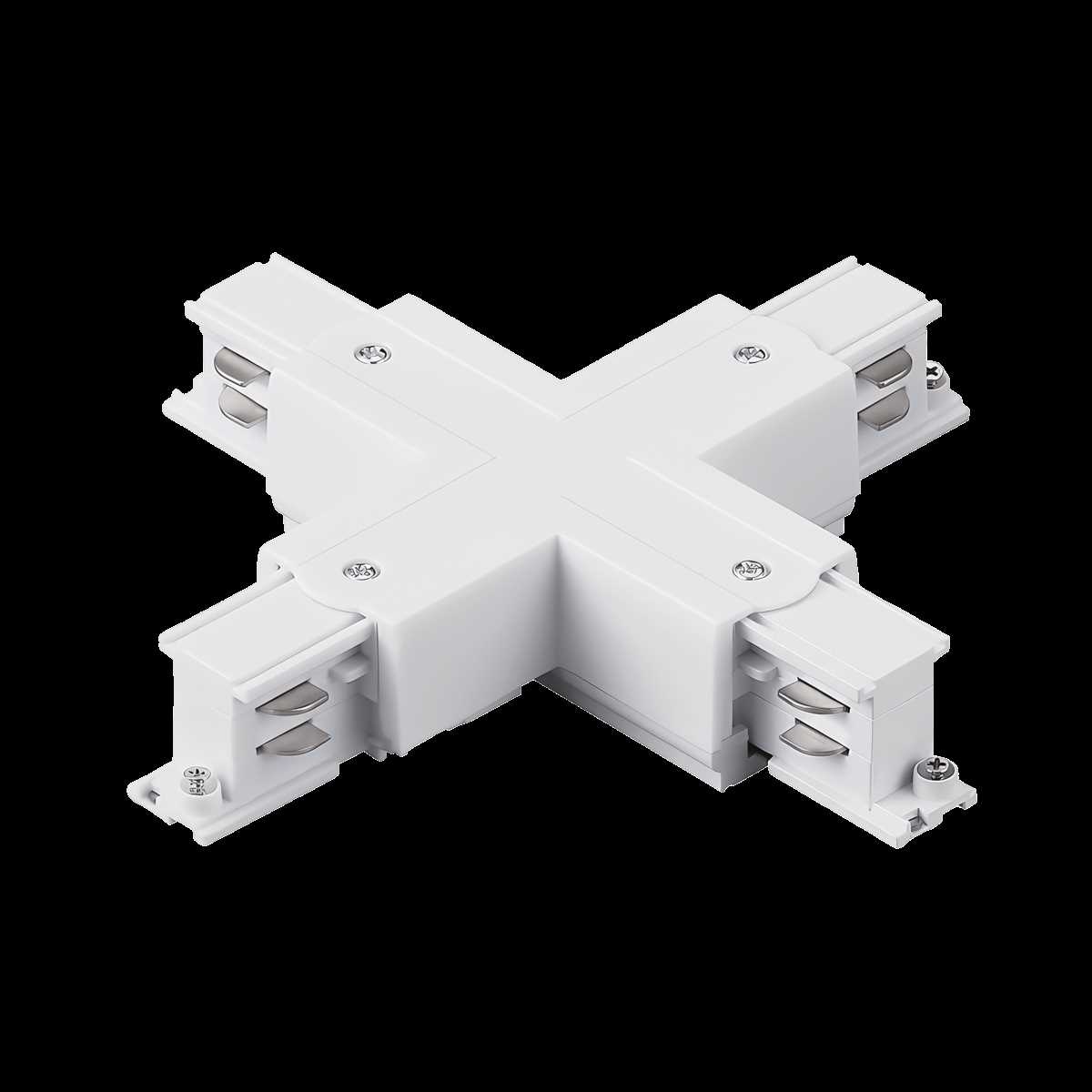 Соединение крестовое с подводом питания к треку 5040xx-(F)/(R) Quattro Lightstar 504146-FR