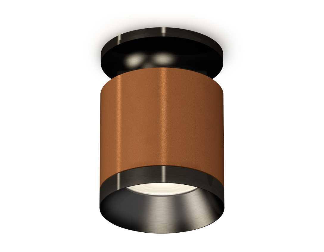 Комплект накладного светильника Ambrella light Techno Spot XS7404101 SCF/PBK кофе песок/черный полированный (N7926, C7404, N7031)
