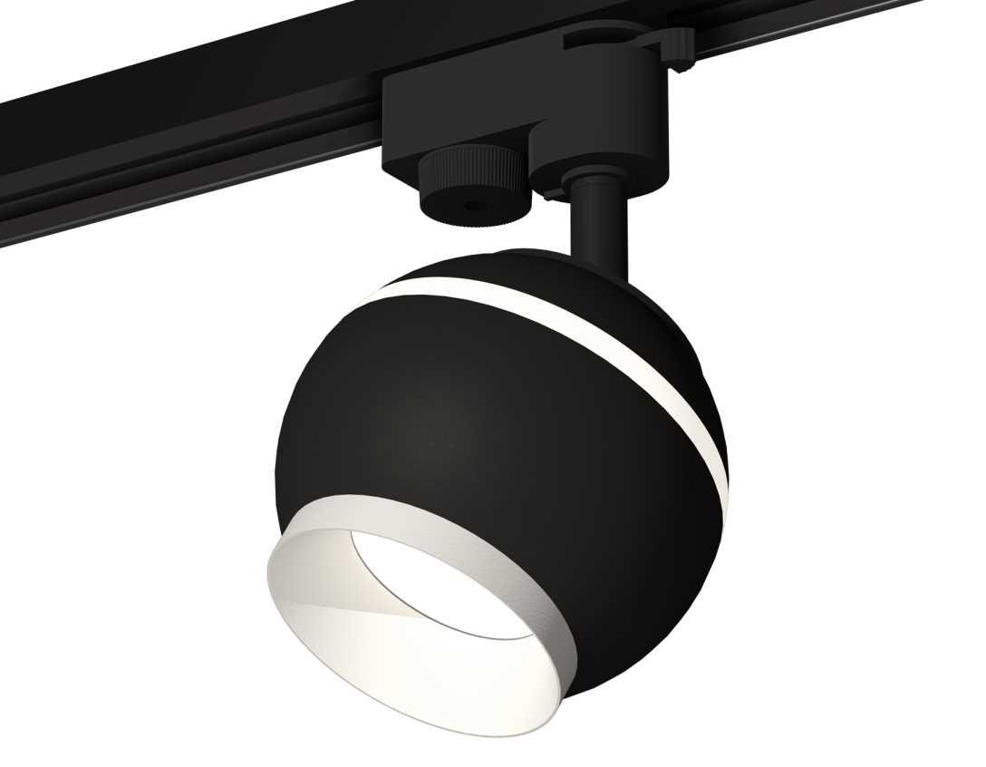 Комплект трекового светильника Ambrella light Track System XT1102001 SBK/SWH черный песок/белый песок (A2521, C1102, N7030)