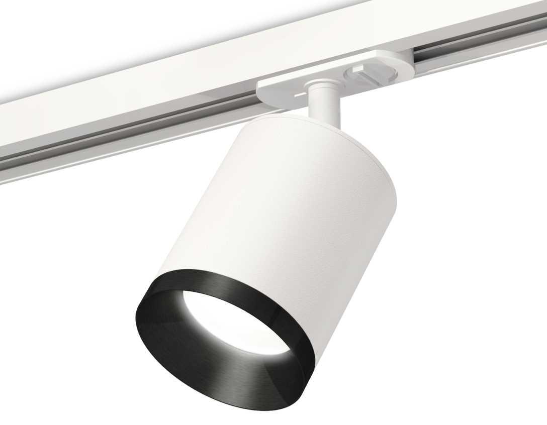 Комплект трекового светильника Ambrella light Track System XT7421002 SWH/PBK белый песок/черный полированный (A2536, C7421, N7031)
