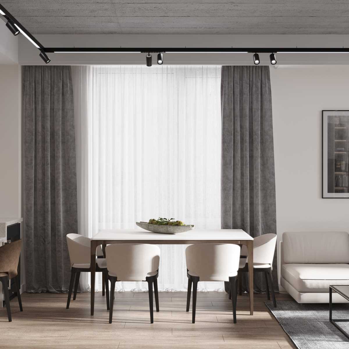 Трековый линейный светильник Hesby Lighting ElDeko, 24Вт-3000К, чёрный HSBL_0081