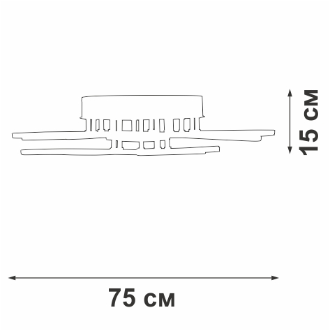 Люстра Vitaluce V3893-0/9PL