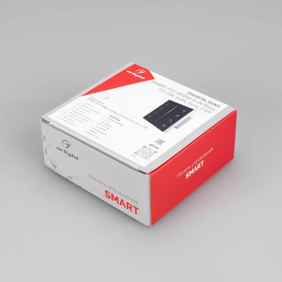 Панель управления Arlight Smart-P22-RGBW-G-IN Black 033766