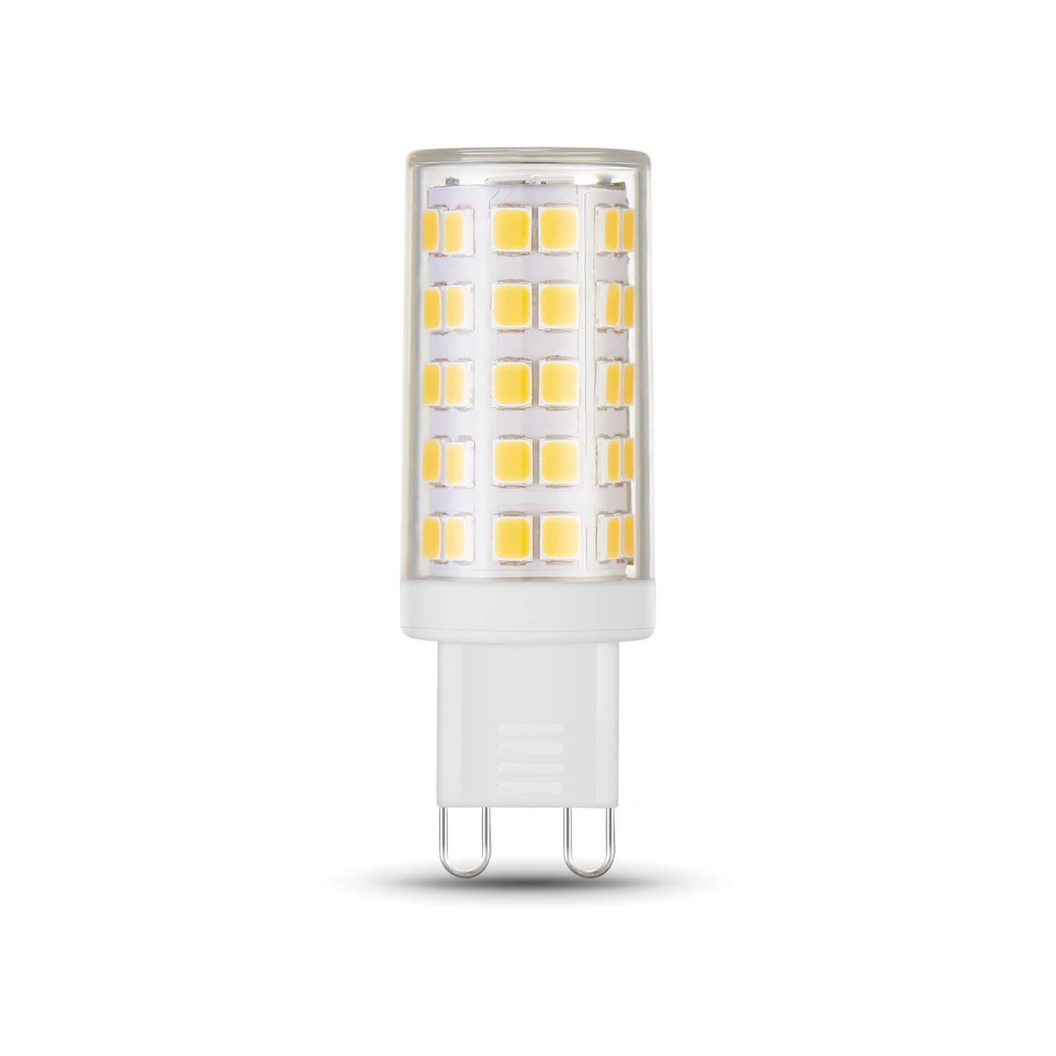 Лампа светодиодная Gauss G9 5W 4100К прозрачная 107309205