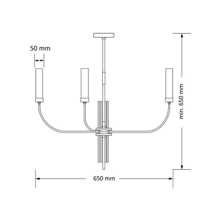 Подвесной светильник KUTEK MOOD MUS-ZW-3(T)