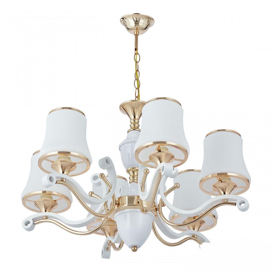 Подвесная люстра Arte Milano Florentia-3987 303987/6 Wh/Gd