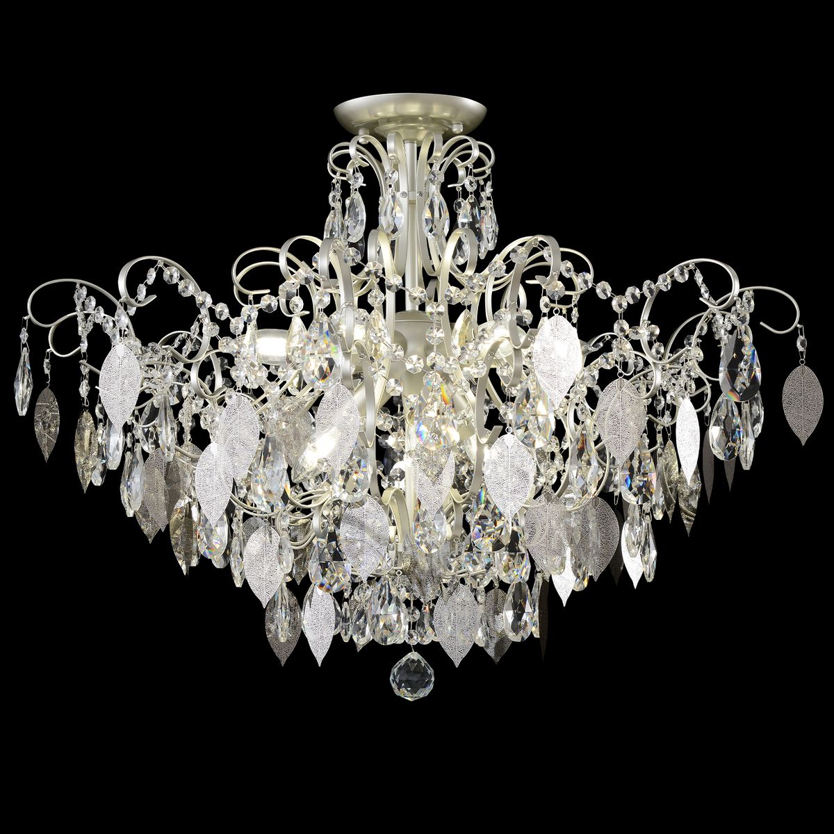 Потолочная люстра Crystal Lux Esmiralda PL9 Silver