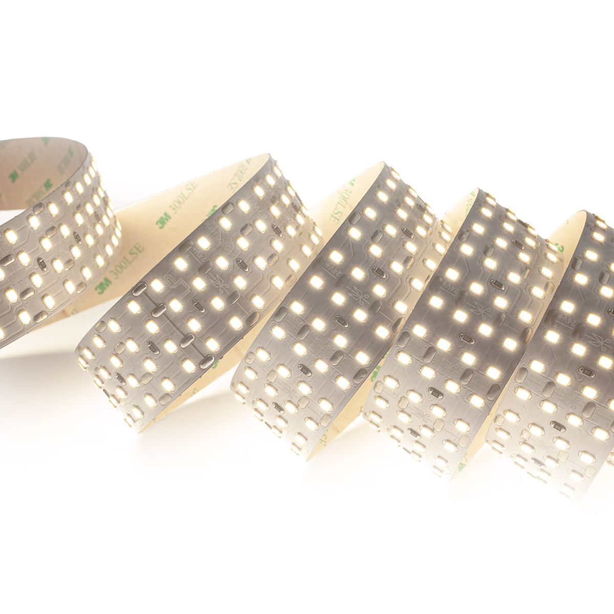 Светодиодная лента LEDS POWER четырехрядная 2835 448/м (47Вт/м) 24В нейтральная, серия ПРО200 009100