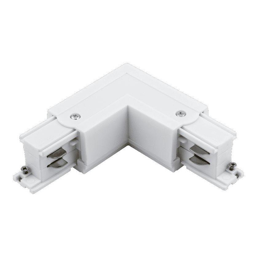 Коннектор L-образный трехфазный DesignLed CN-3F-L-L-WH 005443