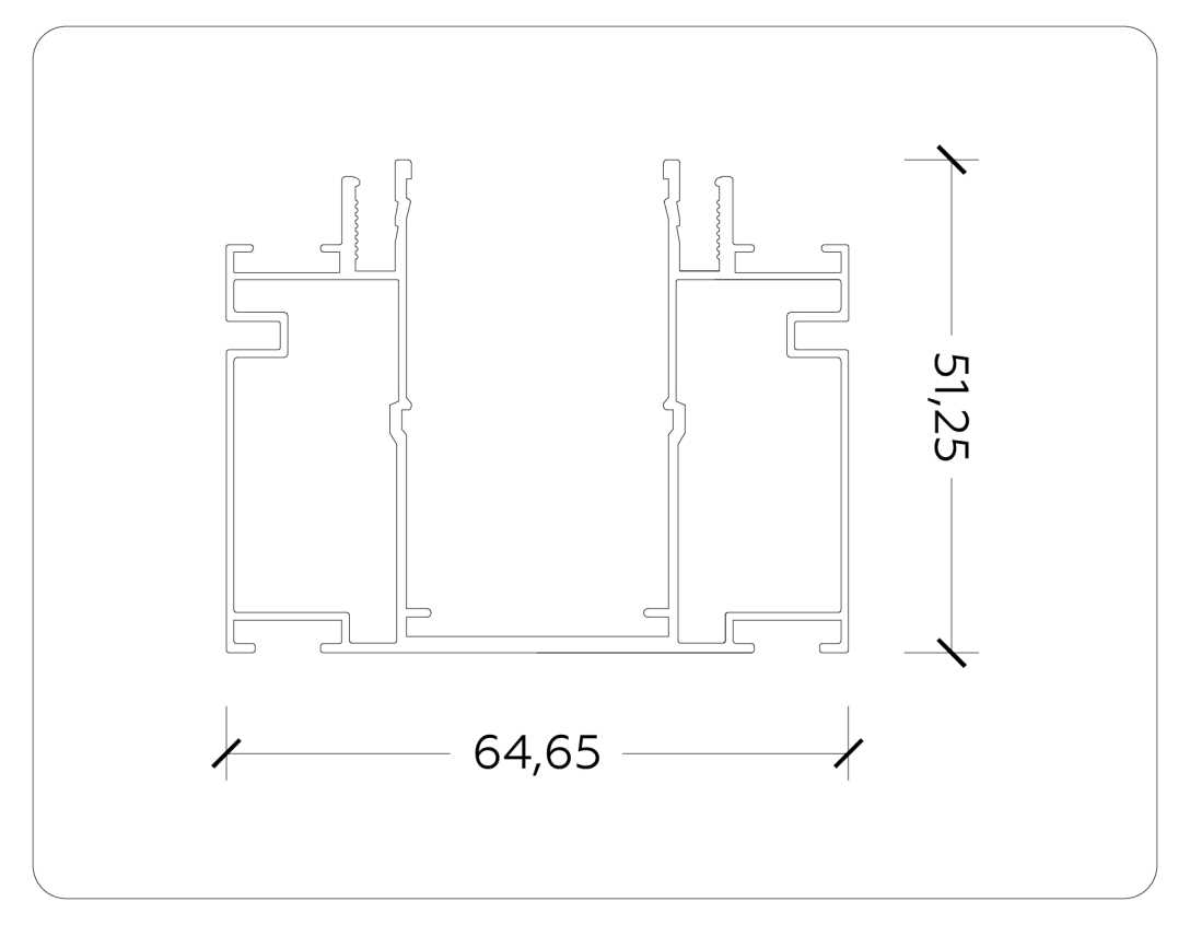 Шинопровод для натяжного потолка Magnetic 220V Ambrella Light GL1023