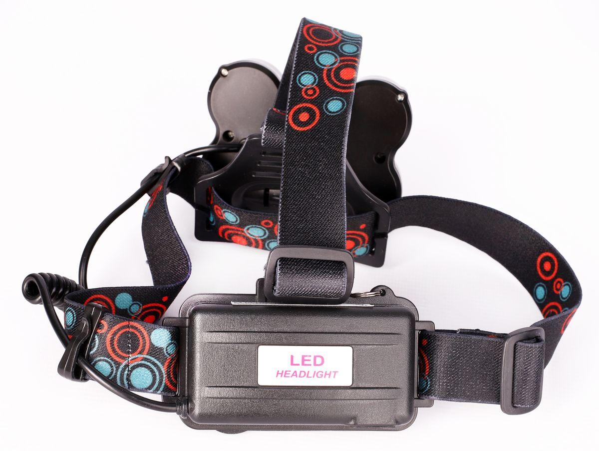 Налобный светодиодный фонарь Ultraflash аккумуляторный 100х90 400 лм E160 14681