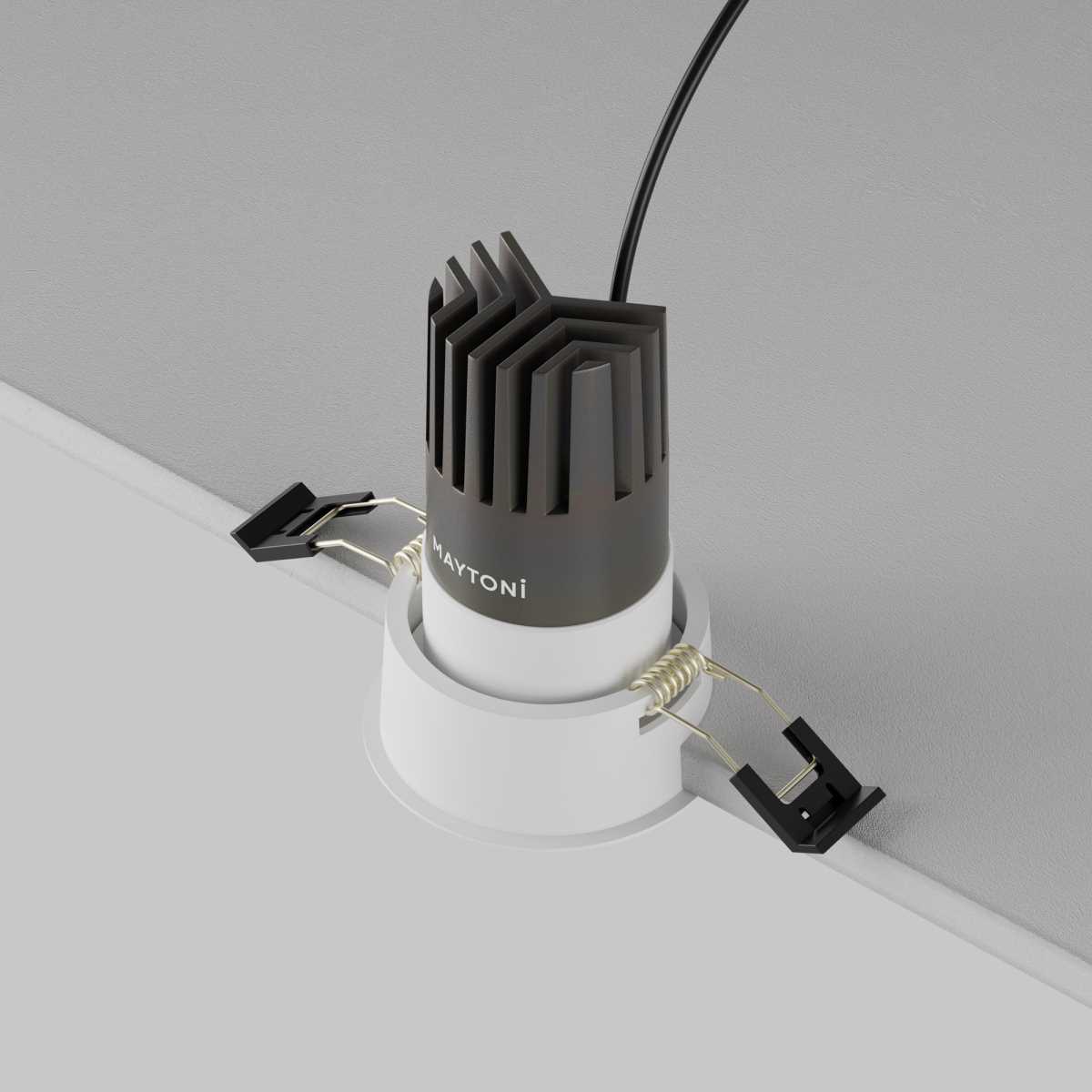 Встраиваемый светильник Maytoni Technical DL116-10W-3K-W