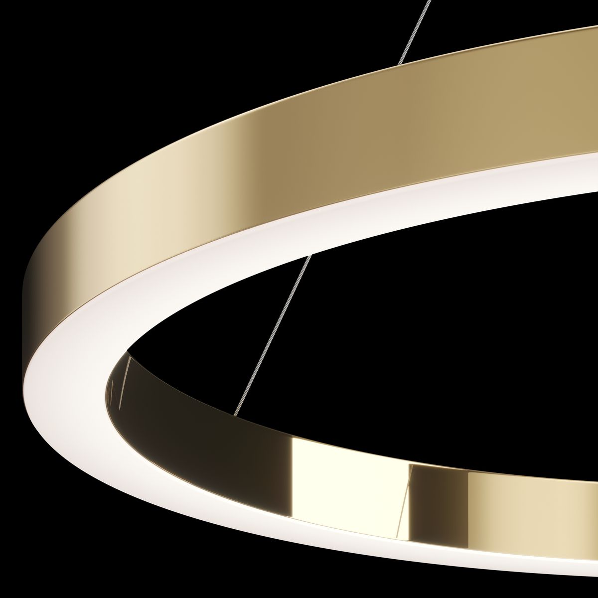Подвесная светодиодная люстра Maytoni Saturno MOD415PL-L60BS4K