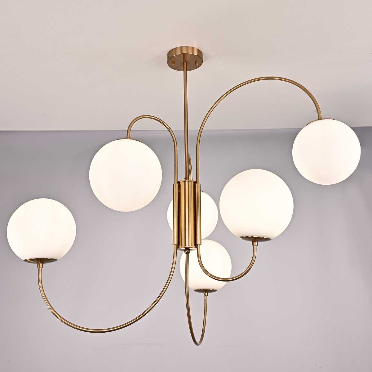 Подвесная люстра Imperium Loft Gooseneck Pelle 123402-22
