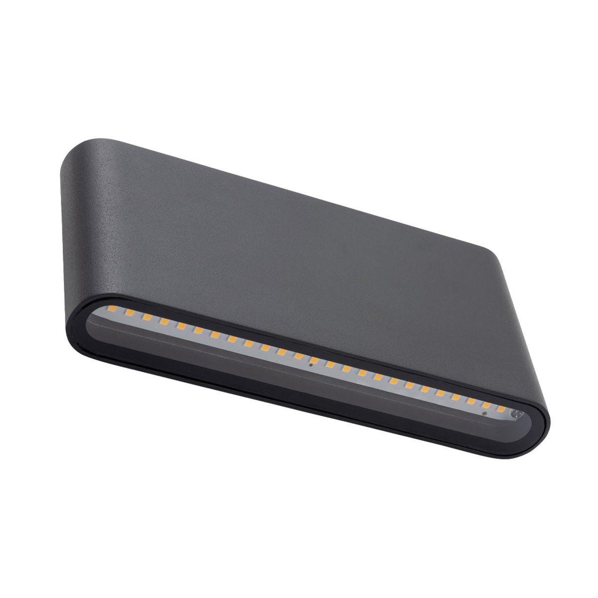 Уличный настенный светильник Nowodvorski Semi Led M Black 11364