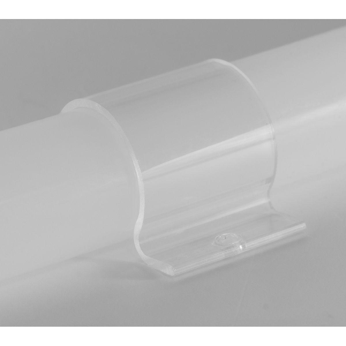 Монтажная клипса пластиковая для NeonLine ELFLED,  ф25мм (комплект 10 шт) Clip-NL-ф25-360