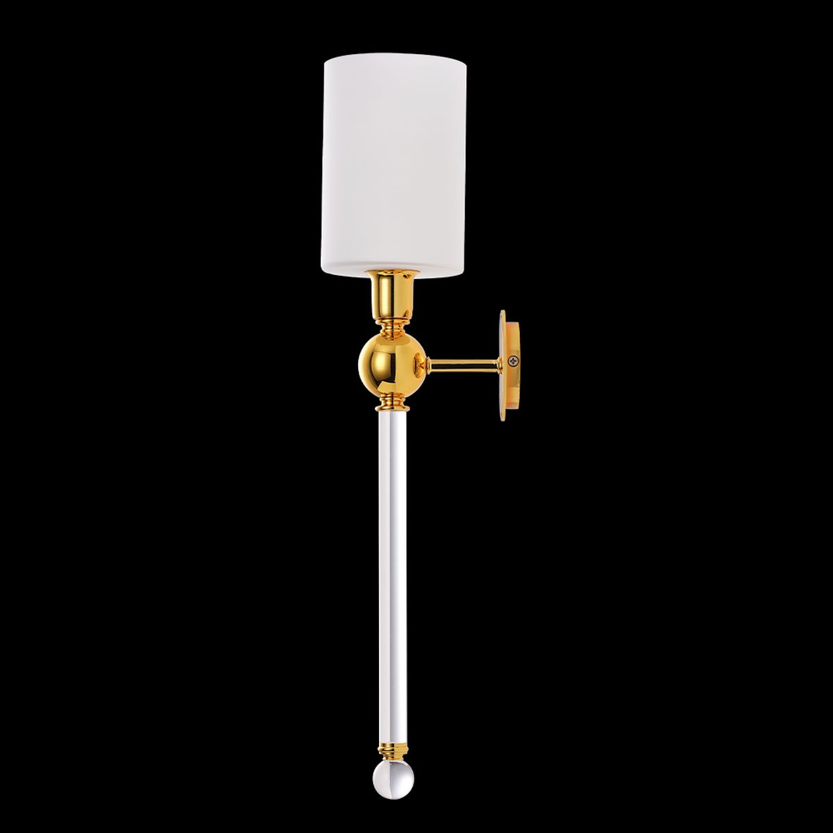 Бра Crystal Lux Mirabella AP1 Gold/White