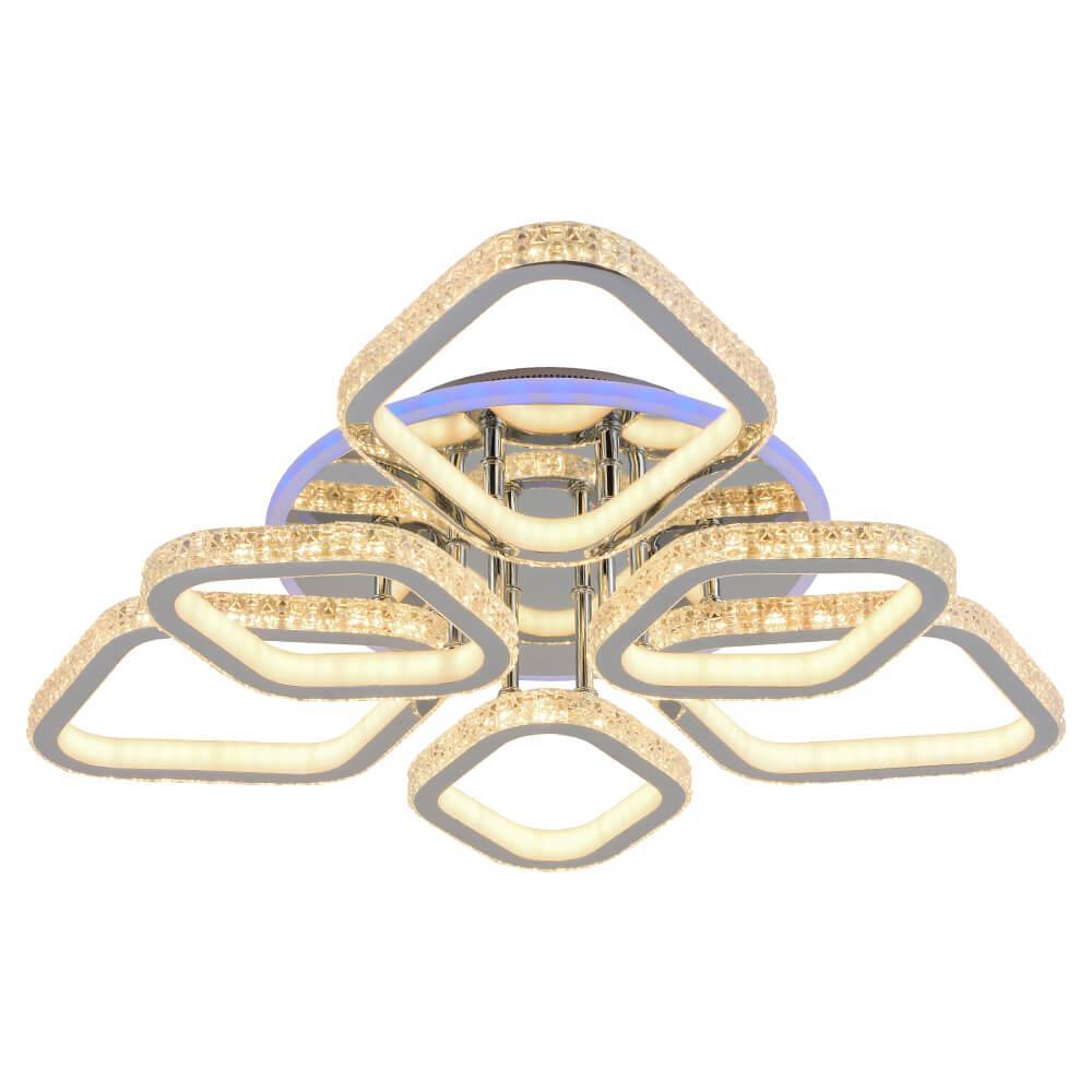 Потолочная светодиодная люстра Profit Light 8044/3+3 CHR